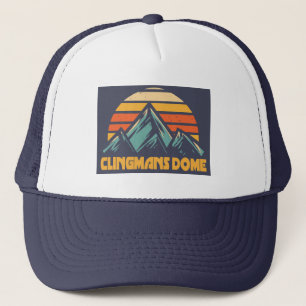 Clingmans Dome Retro Turquoise Trucker Hat