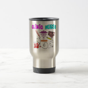 Clinic Nurse Gifts Unique Medical Design Travel Mug
