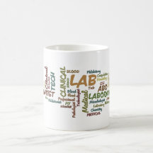 CLINICAL LAB WORD SCRAMBLE COFFEE MUG