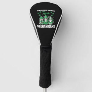 Clinical Nurse Specialist St.Patrick's Day Golf Head Cover