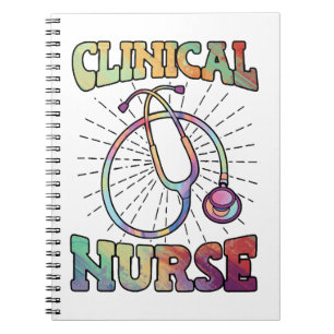 Clinical Nurse Stethoscope Decor National Nurses Notebook