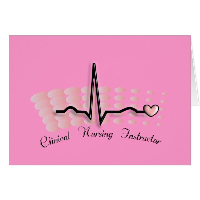 Clinical Nursing Instructor QRS Design (Front Horizontal)