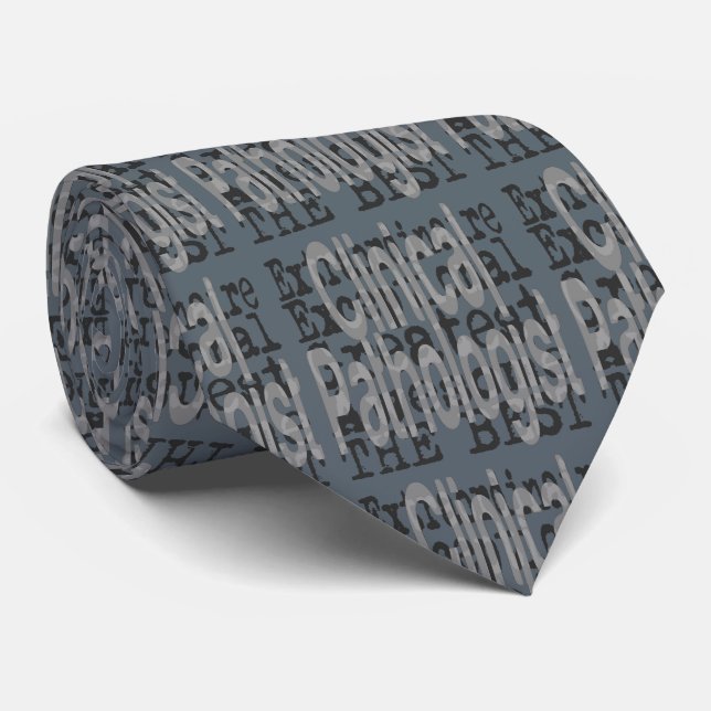 Clinical Pathologist Extraordinaire Tie (Rolled)