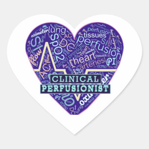 Clinical Perfusionist - ECMO Specialist Heart Sticker
