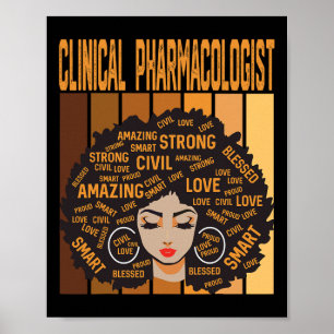 Clinical Pharmacologist Powerful Black History Mon Poster