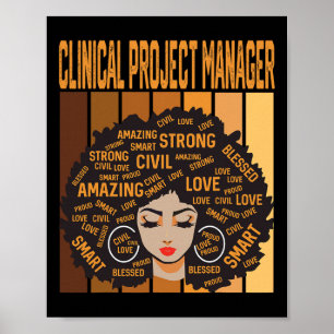Clinical Project Manager Powerful Black History Mo Poster