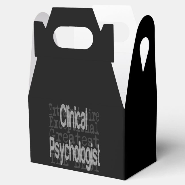 Clinical Psychologist Extraordinaire Favour Box (Opened)