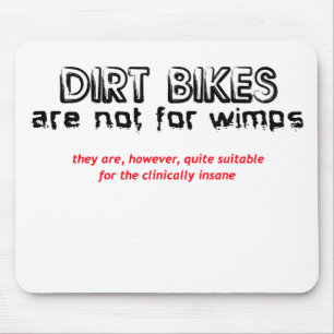 Clinically Insane - Dirt Bike Motocross Mouse Mat