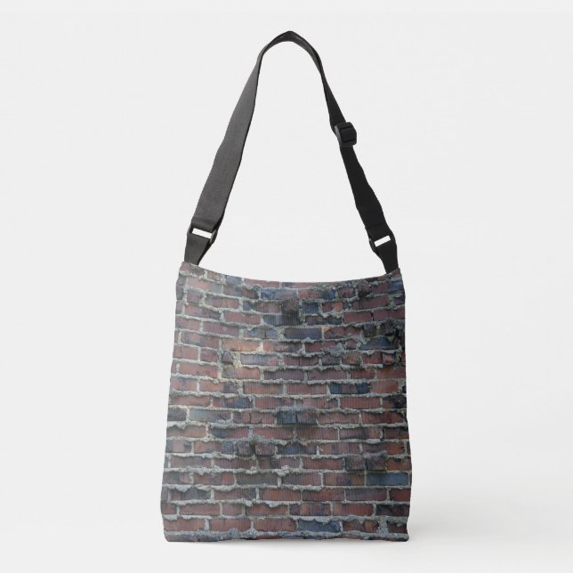 Clinker Brick Print Cross Body Bag (Front)