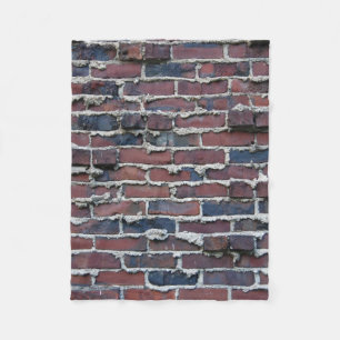 Clinker Brick with Weeping Mortar Fleece Blanket