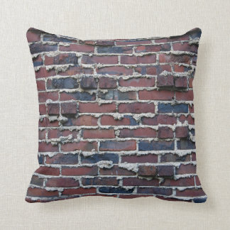 Clinker Brick with Weeping Mortar Throw Pillow