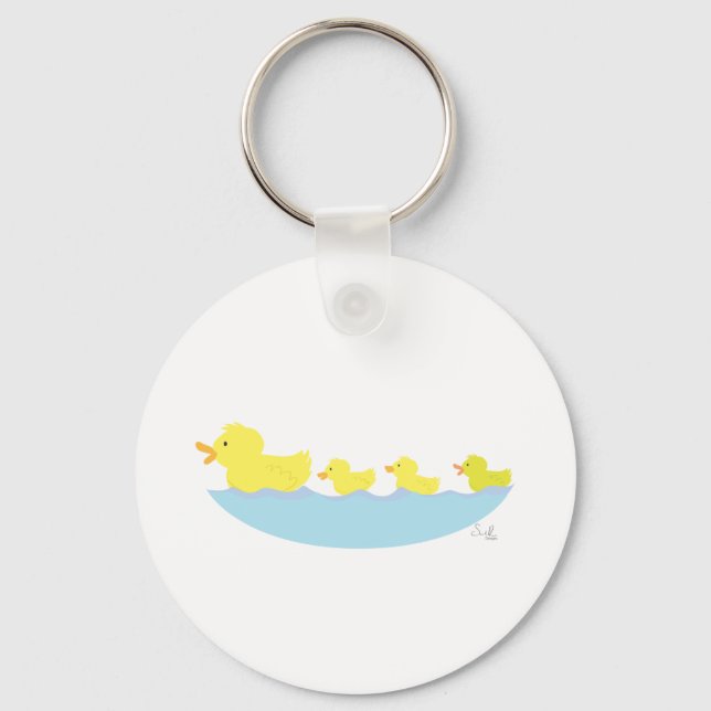 clinkling in a pond key ring (Front)