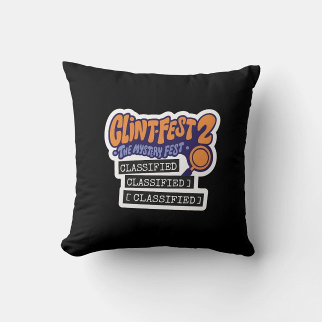 Clintfest 2 cushion (Front)