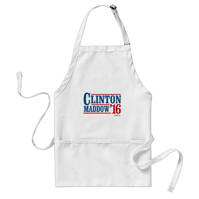 Clinton and Maddow in 2016 - Running Mates Standard Apron (Front)