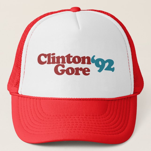 Clinton Gore 1992 Trucker Hat (Front)