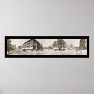 Clinton, Iowa Photo 1907 Poster