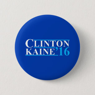 Clinton Kaine Campaign Logo 6 Cm Round Badge