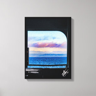 Clinton Mukilteo Ferry Canvas Print