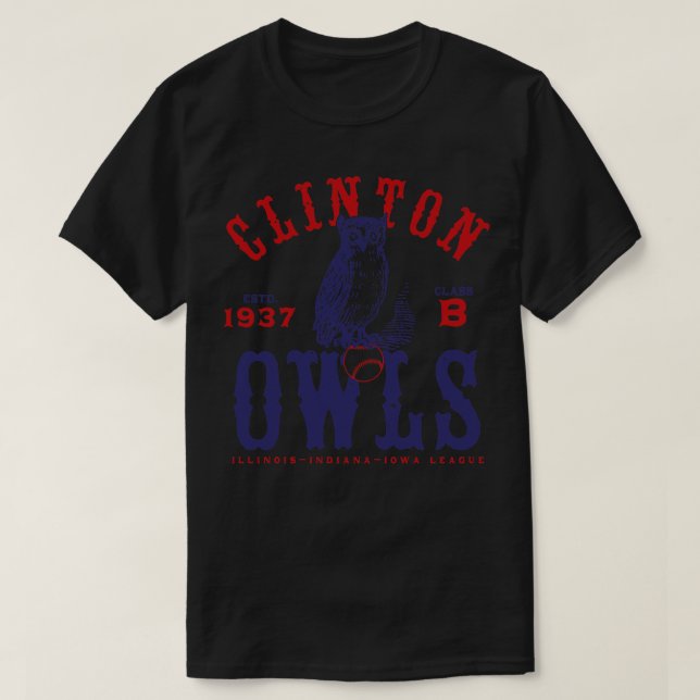 Clinton Owls T-Shirt (Design Front)