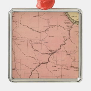 Clinton Township Metal Tree Decoration