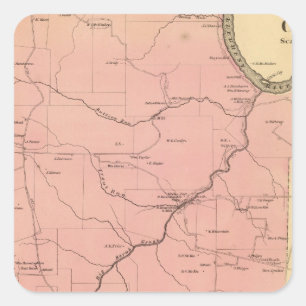 Clinton Township Square Sticker