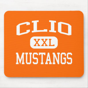 Clio - Mustangs - Clio High School - Clio Michigan Mouse Mat