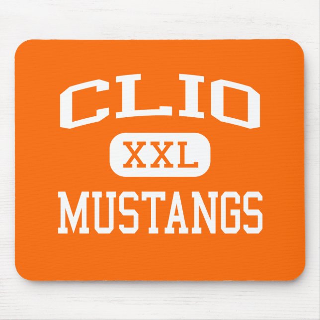Clio - Mustangs - Clio High School - Clio Michigan Mouse Mat (Front)