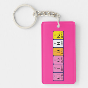 Cliodhna periodic table name keyring