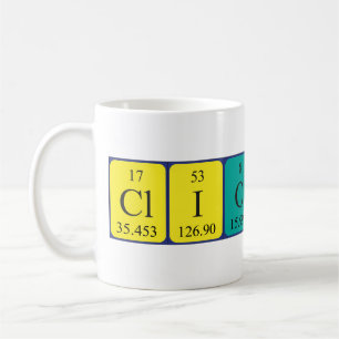 Cliodhna periodic table name mug