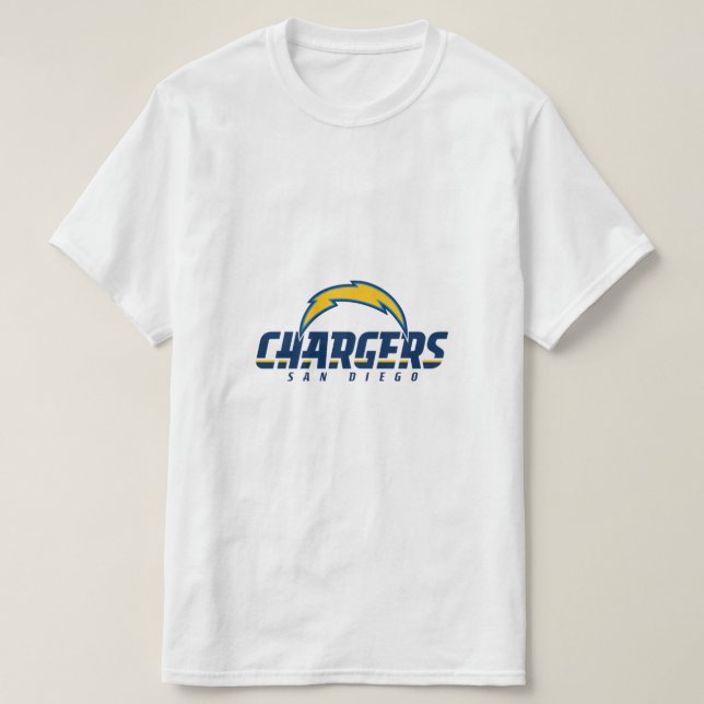 Clip Art Chargers Logo T- Shirt (Design Front)