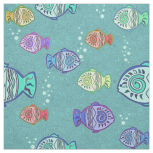 Clip Art Fish Pattern + your ideas Fabric