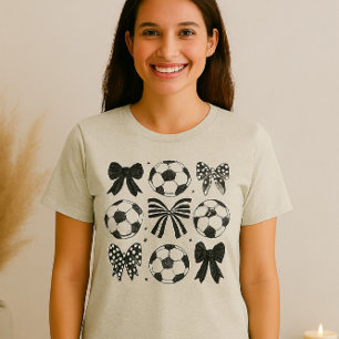 Clipart – Cute Black & White Sporty Design Tri-Blend Shirt