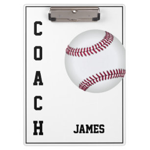 Clipboard-Baseball Coach Clipboard