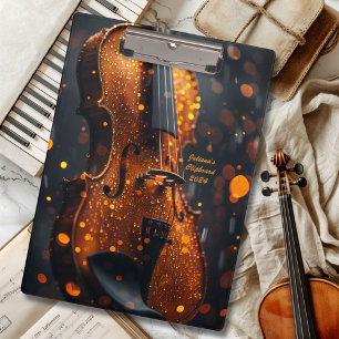 Clipboard for Music Teacher Violinist Student