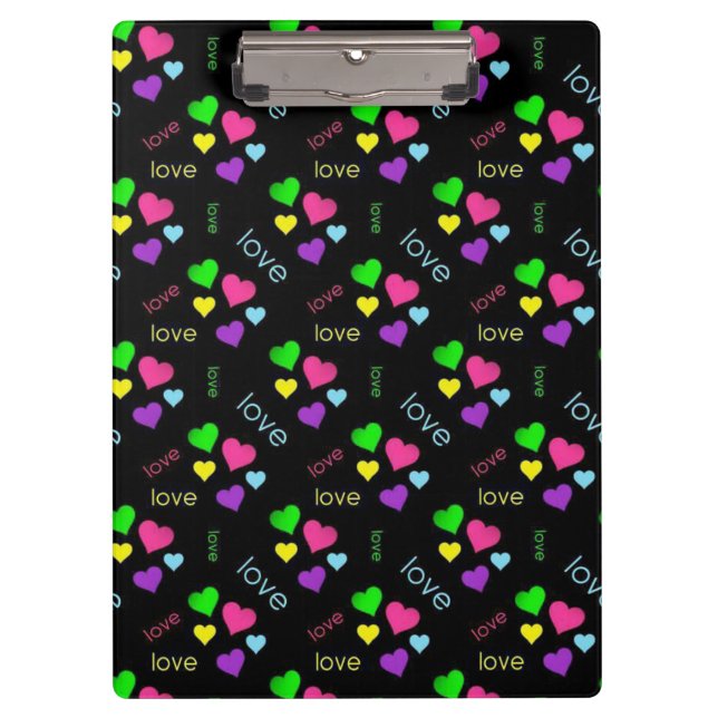 Clipboard/Hearts and Love Clipboard (Front)