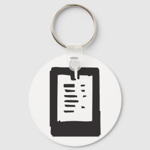 Clipboard Icon Keychain