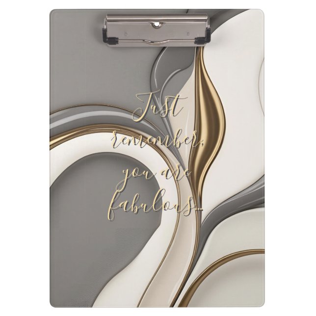 Clipboard in stylish graphic (Front)