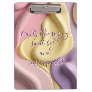 Clipboard in stylish graphic