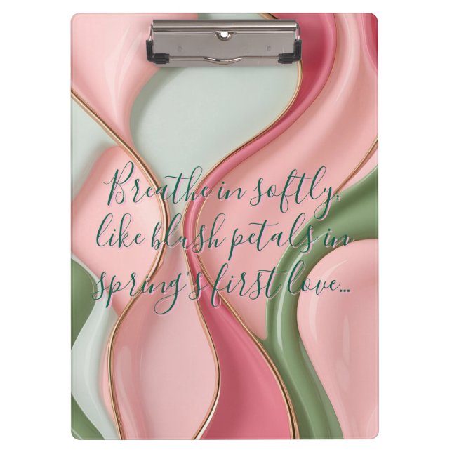 Clipboard in stylish graphic (Front)