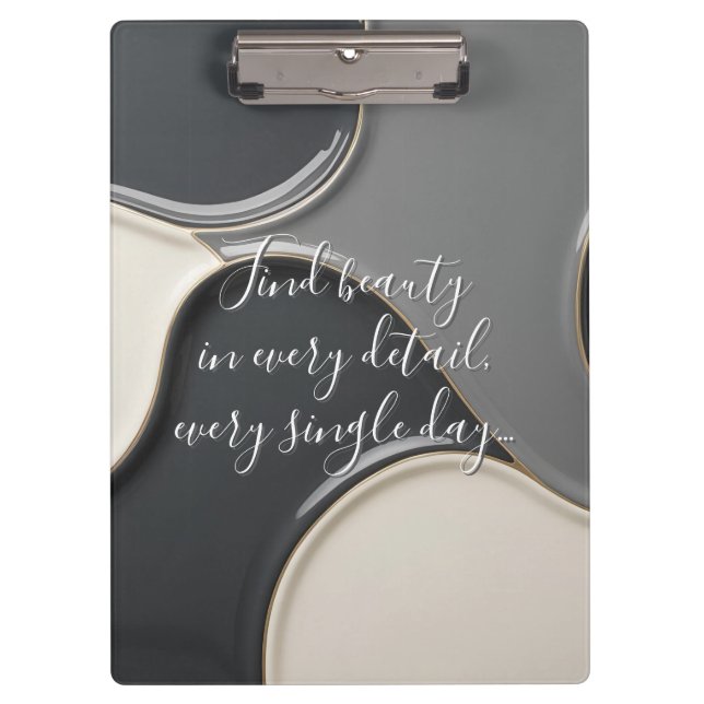 Clipboard in stylish graphic (Front)