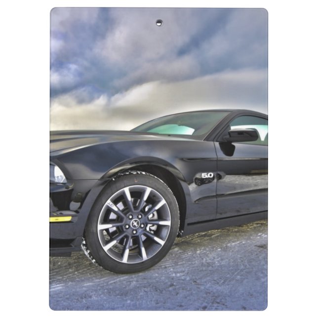 Clipboard Mustang Car Teacher Office Peace Love (Back)