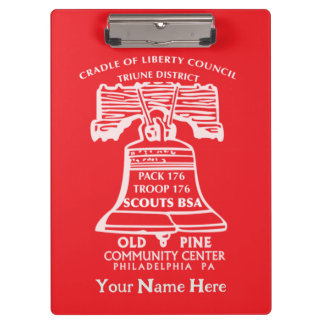 Clipboard - Red (Personalised)