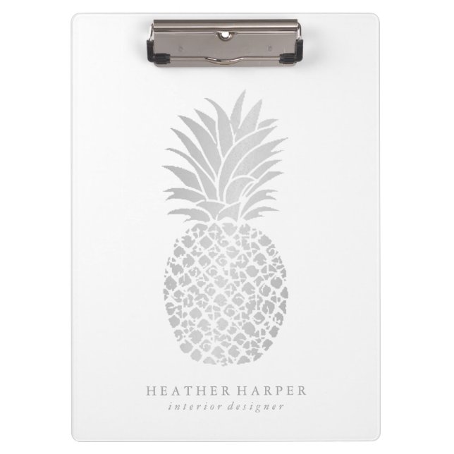 Clipboard - Silver Pineapple (Front)