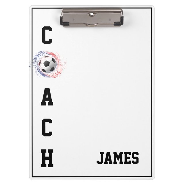 Clipboard-Soccer Coach Clipboard (Front)