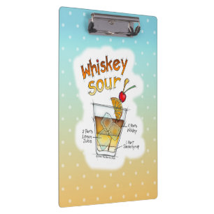 CLIPBOARD - WHISKEY SOUR RECIPE COCKTAIL ART