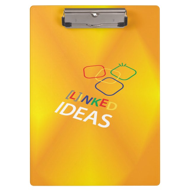 Clipboard with a happy and playful design (Front)