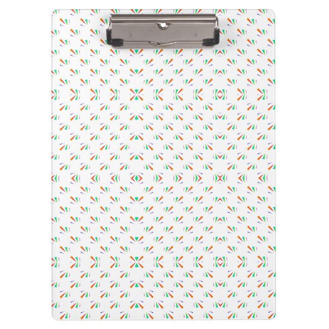clipboard with a repeating pattern  (Front)