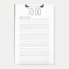 Clipboard with Lined Paper Post-it® Note