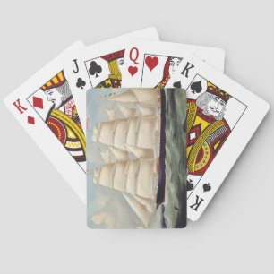 Clipper Barque 'Clendovey' (oil on canvas) Playing Cards