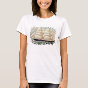 Clipper Barque 'Clendovey' (oil on canvas) T-Shirt